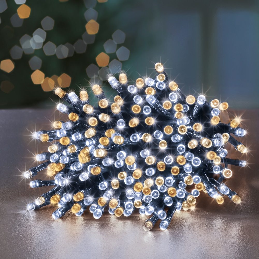 SupaBrights 200 LED Mixed White Christmas Lights 16m 5052998057721